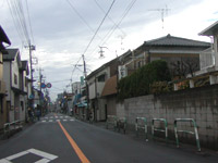 歩行者に危険な道路